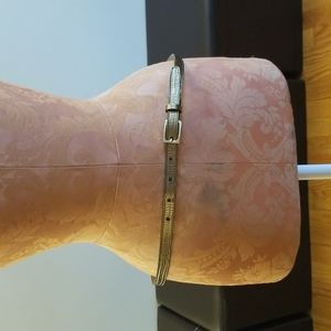 Golden Cole Haan belt